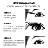 Maqnitli Kirpik Dəsti – Təkrar İstifadə Olunan, Yapışqansız